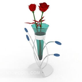 Flower Vase Modern Decoration 3d model