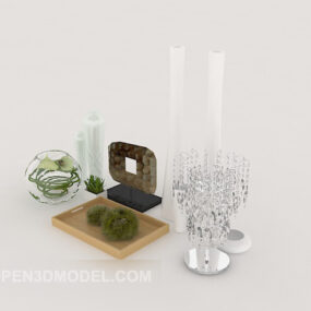 Modern Home Furniture Decoration 3d model