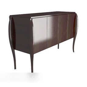 Moderne Home Hall Cabinet Tre 3d modell