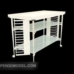 3d модель сучасної домашньої взуттєвої шафи