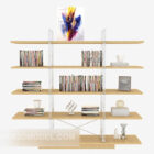 モダンな家のシンプルな本棚