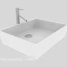 Modern home washbasin 3d model