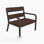 Moderne vrije tijd houten stoel