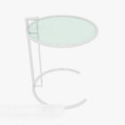 Modern Living Room Round Glass Side Table