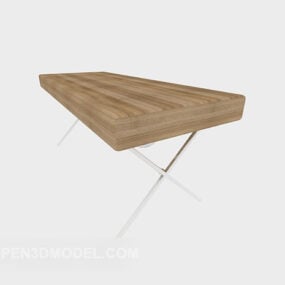 نموذج كرسي خشبي حديث ثلاثي الأبعاد