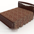 Modern Mahogany Double Bed