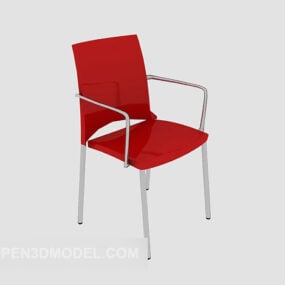 Modern Metal Lounge Chair 3d model