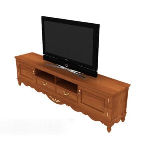 Modern Furniture Minimalist Tv Set 3d model