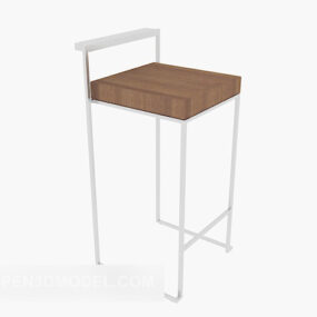 Modern Minimalist Bar Chair 3d model