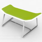 Modern Minimalist Bench Green