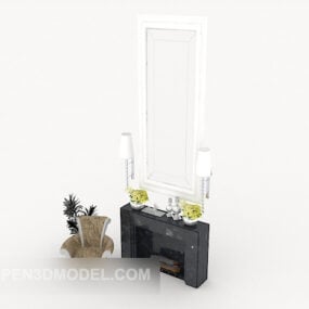 Moderní Minimalistický Krb V1 3D model