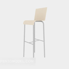 Modelo 3D de cadeira alta moderna e minimalista para casa