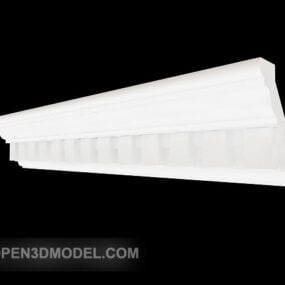 Línea de yeso minimalista moderna modelo 3d