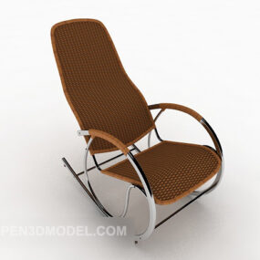 Modern Minimalist Rocking Chair 3d model