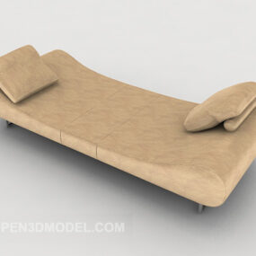 3д модель современного минималистичного дивана-кресла