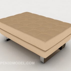 Modern Minimalist Kanepe Taburesi 3D modeli