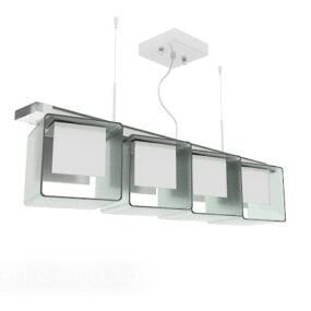 Lampadario moderno in stile minimalista modello 3d
