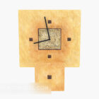 שעון קיר מודרני מינימליסטי דגם תלת מימד