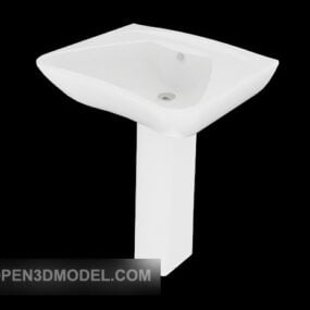 Nowoczesny minimalistyczny model umywalki V1 3d