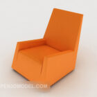 Canapé simple orange de personnalité moderne