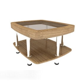 Modern Stylized Side Table 3d model