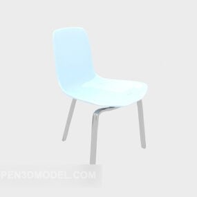 Moderne kunststof loungestoel 3D-model