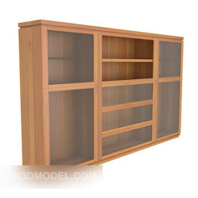 Modern Practical Display Cabinet 3d model