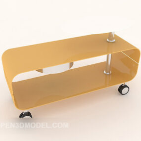 Modern Simple And Convenient Tea Table 3d model