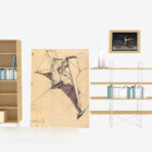 Muebles de librería modernos y simples