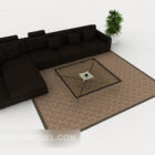 Modernes einfaches Business-Mehrpersonen-Sofa