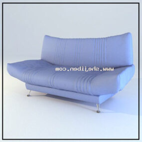 Moderne enkel dobbel casual sofa 3d-modell