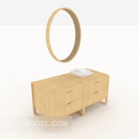Modern Simple Dresser 3d model