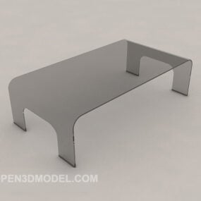 Modernism Coffee Table All Glass 3d model
