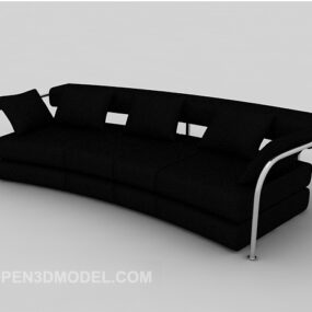 Modern Simple Multi-person Sofa V1 3d model
