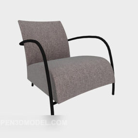 Canapé moderne à un accoudoir modèle 3D