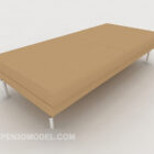 3д модель современного дивана-скамьи