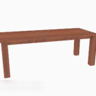 Table basse moderne en bois massif