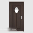 現代の無垢材のドア構造