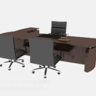 Modern Style Desk And Chairs