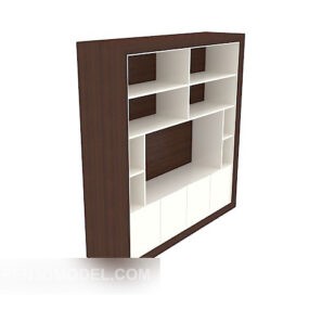 Modern Style Home Display Cabinet 3d model