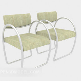 3D-Modell eines modernen Lounge-Sessels