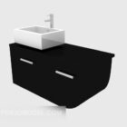 Modern Style Minimalist Bath Cabinet