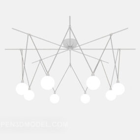 Modern Style Personality Craft Chandelier 3d model