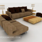 Enkel soffa för kombination av modern stil
