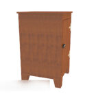 Modern Style Solid Wood Bedside Table