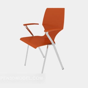 Modern Style Solid Wood Lounge Chair 3d model