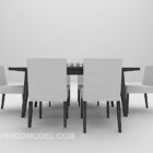 Moderne stil hjemme spisebord og stol