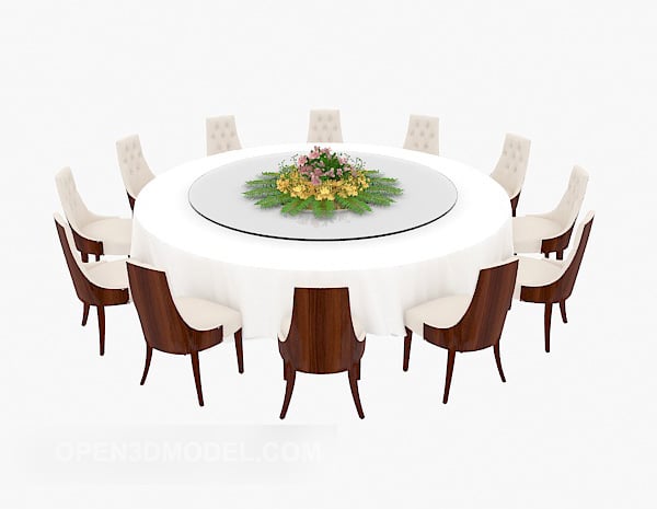 Bruiloft ronde tafel stoel