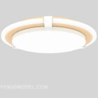 Modern White Ceiling Lamp Round Shaped