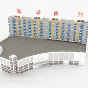 Mong Kok Real Estate Building 3d model